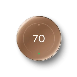 Nest Learning Thermostat (4th Gen) Polished Gold